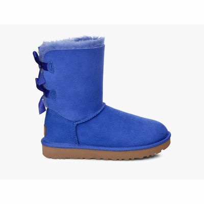 Botas UGG Bailey Bow II Mulher Azuis | PT-ZXGIA